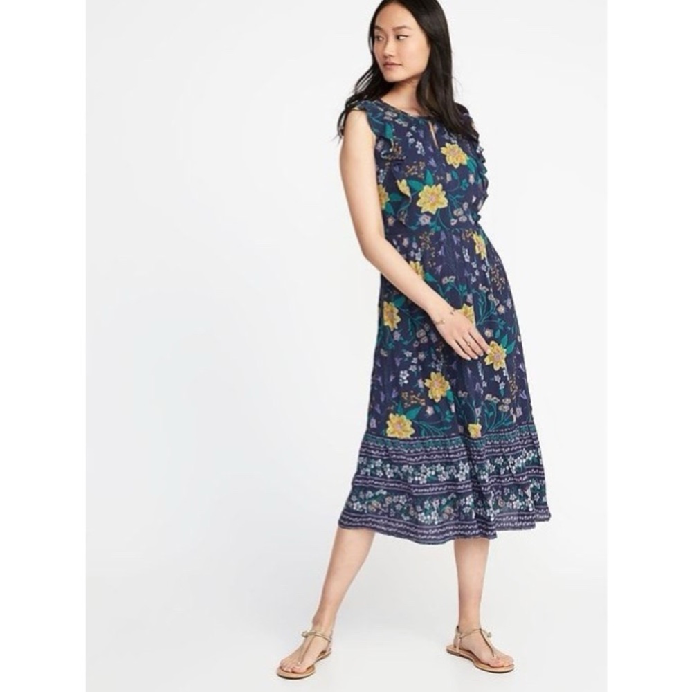 Old Navy Midi Floral Dress